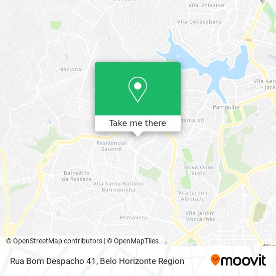 Mapa Rua Bom Despacho 41