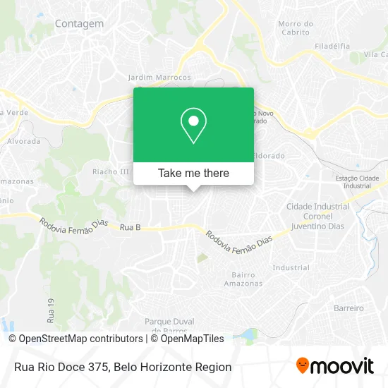 Rua Rio Doce 375 map