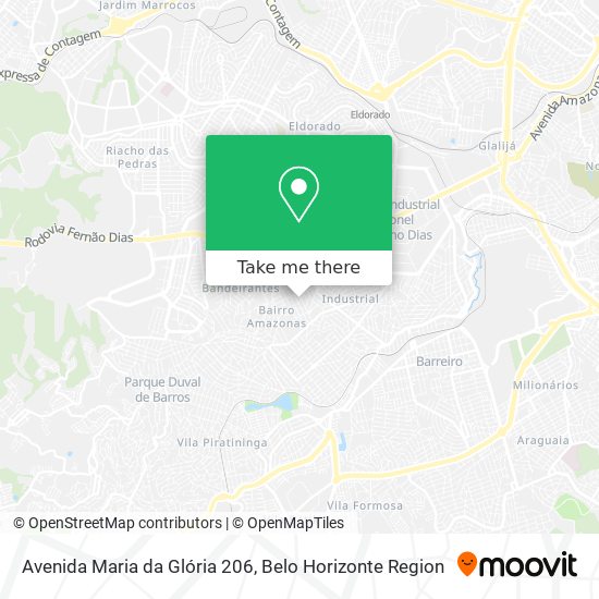 Avenida Maria da Glória 206 map