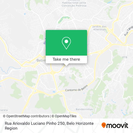 Rua Ariovaldo Luciano Pinho 250 map