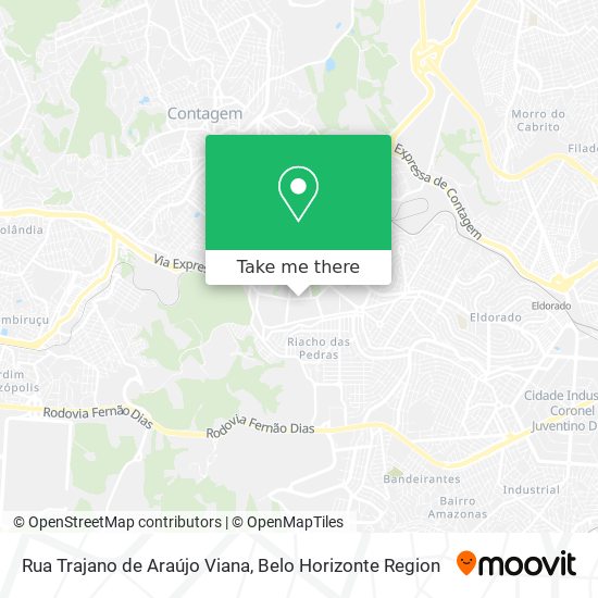 Mapa Rua Trajano de Araújo Viana