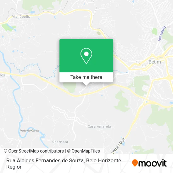 Rua Alcides Fernandes de Souza map