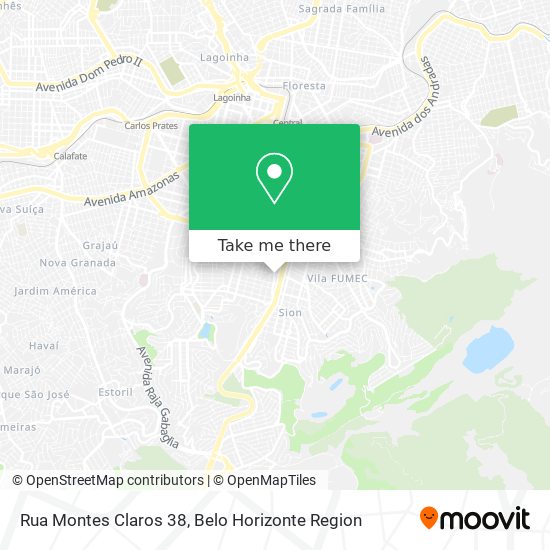 Rua Montes Claros 38 map