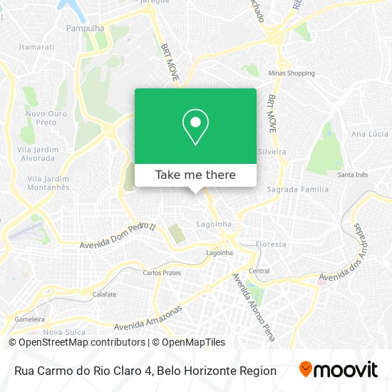 Rua Carmo do Rio Claro 4 map