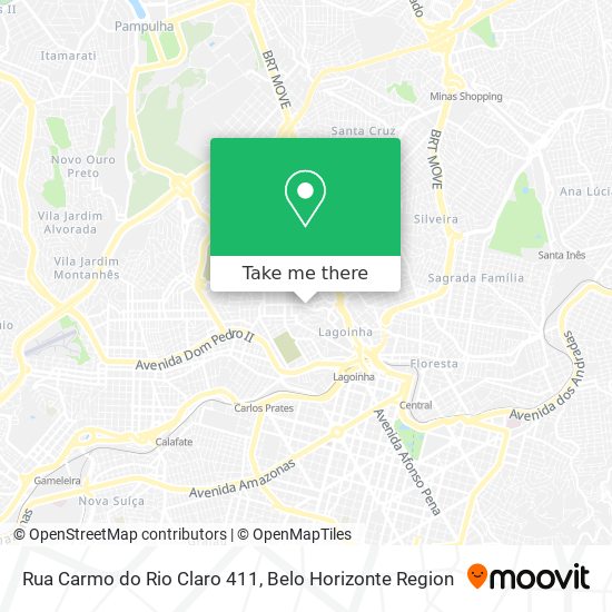 Rua Carmo do Rio Claro 411 map