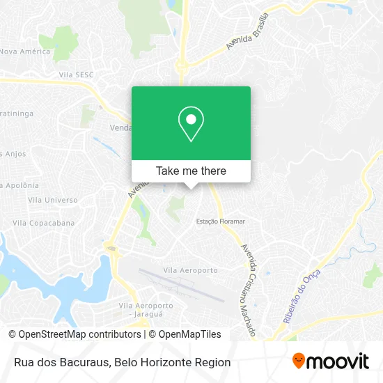 Rua dos Bacuraus map