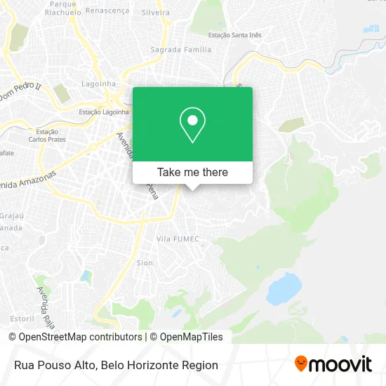 Rua Pouso Alto map