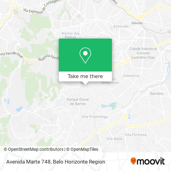 Avenida Marte 748 map