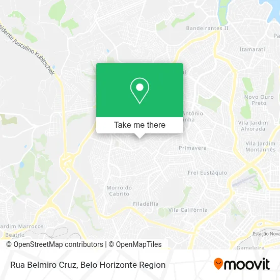 Rua Belmiro Cruz map