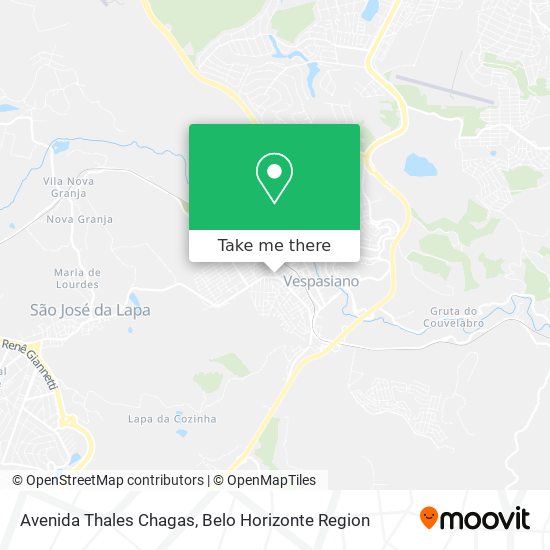 Avenida Thales Chagas map