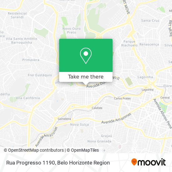 Rua Progresso 1190 map