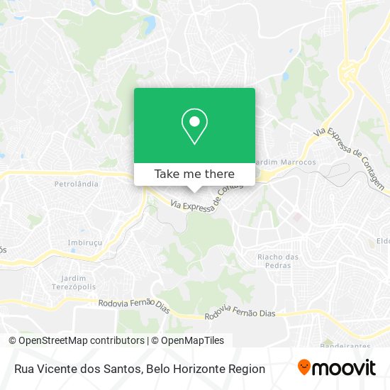 Rua Vicente dos Santos map
