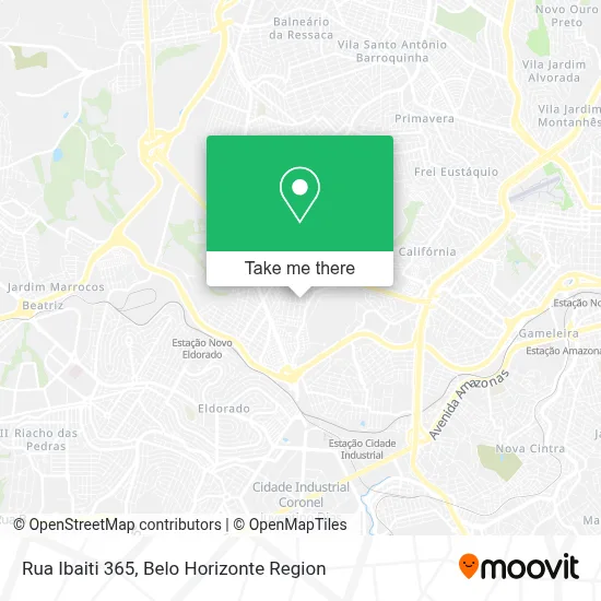Rua Ibaiti 365 map