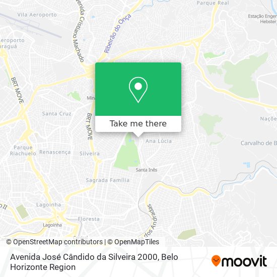 Avenida José Cândido da Silveira 2000 map