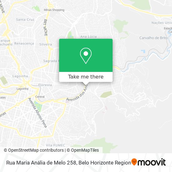 Rua Maria Anália de Melo 258 map
