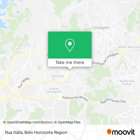 Rua Itália map