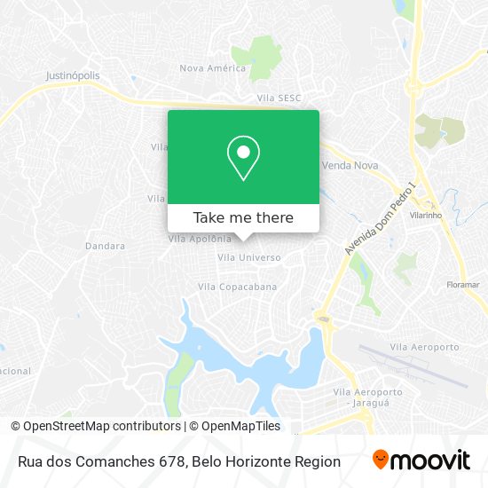 Rua dos Comanches 678 map