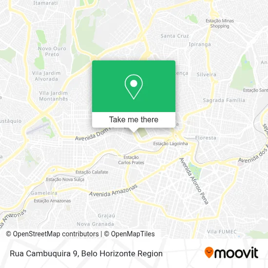 Rua Cambuquira 9 map