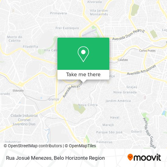 Mapa Rua Josué Menezes