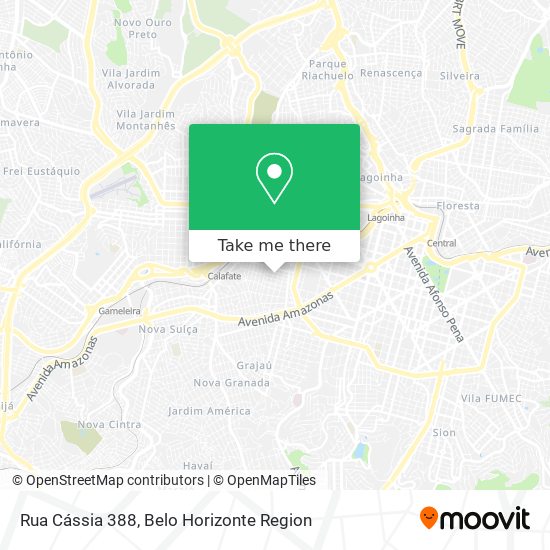 Rua Cássia 388 map