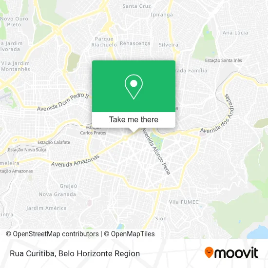Rua Curitiba map