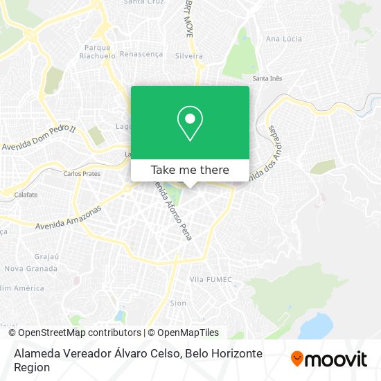 Alameda Vereador Álvaro Celso map