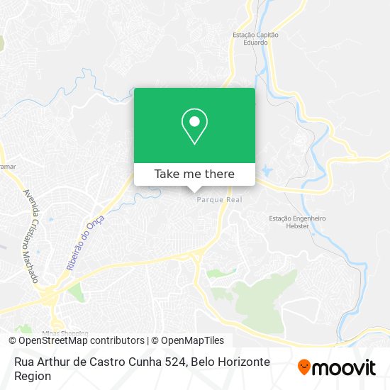 Mapa Rua Arthur de Castro Cunha 524