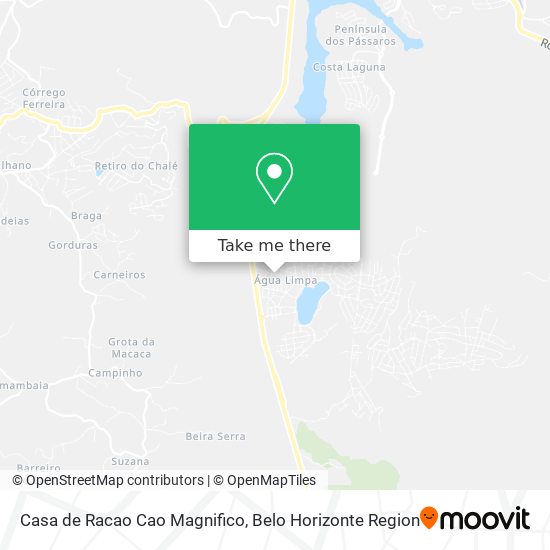 Casa de Racao Cao Magnifico map