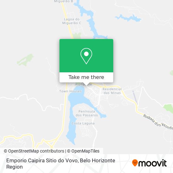 Emporio Caipira Sitio do Vovo map