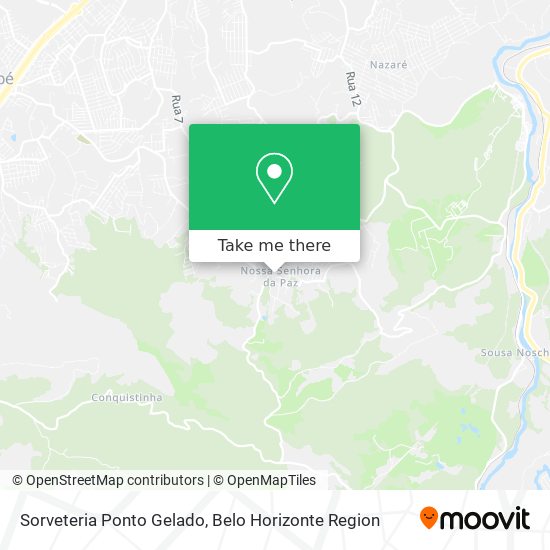 Sorveteria Ponto Gelado map