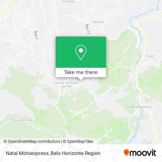 Natal Motoexpress map