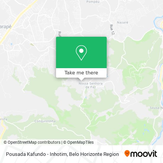 Pousada Kafundo - Inhotim map
