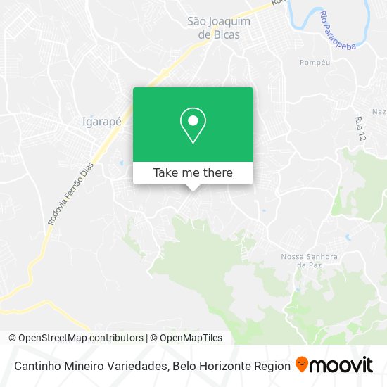 Cantinho Mineiro Variedades map