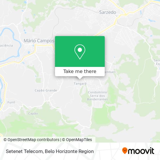 Setenet Telecom map