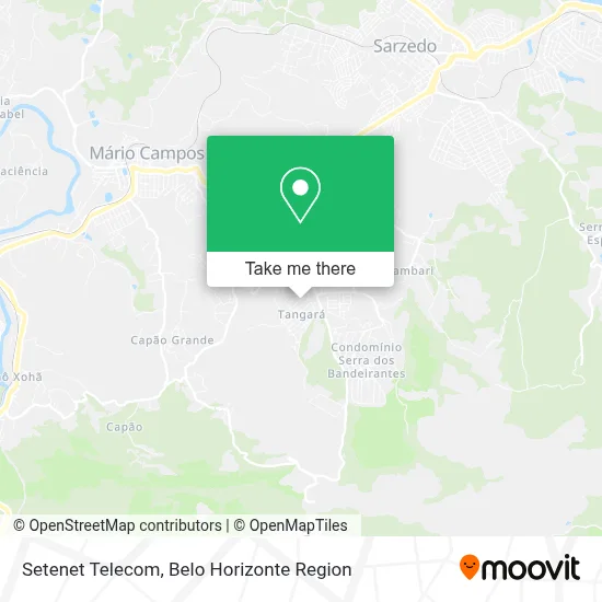 Setenet Telecom map
