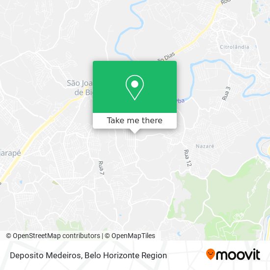 Deposito Medeiros map