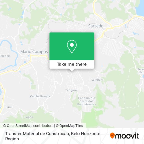 Transfer Material de Construcao map
