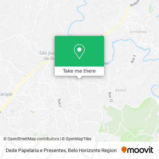 Dede Papelaria e Presentes map