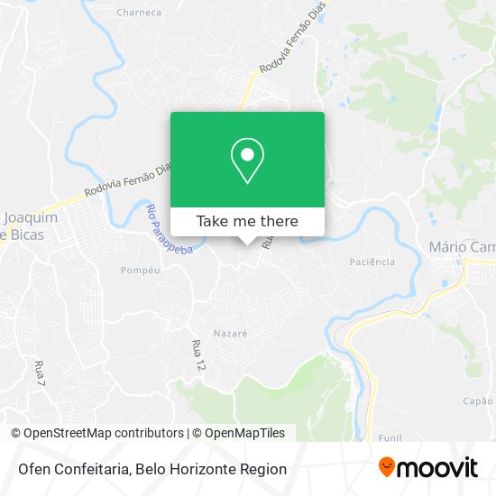 Ofen Confeitaria map