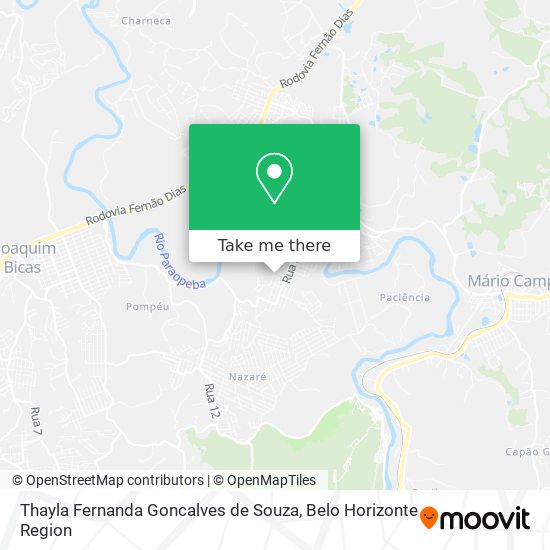 Thayla Fernanda Goncalves de Souza map