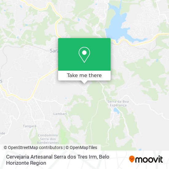 Cervejaria Artesanal Serra dos Tres Irm map