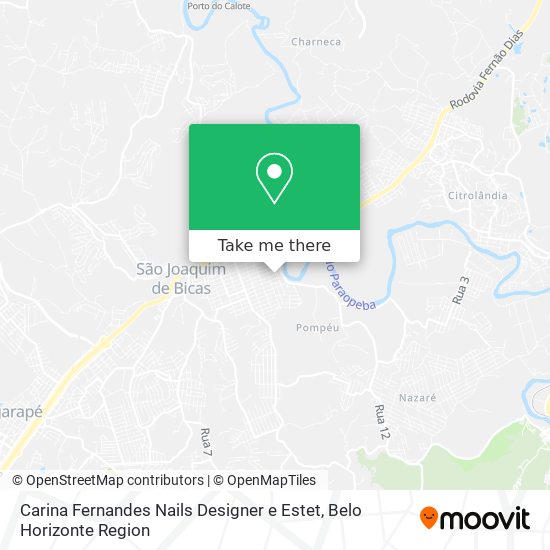 Carina Fernandes Nails Designer e Estet map