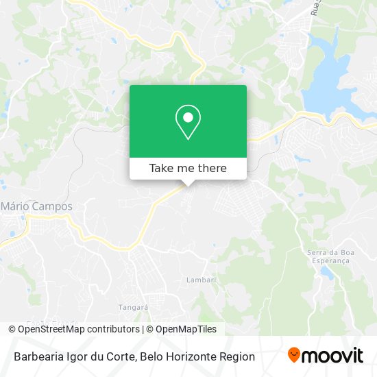 Barbearia Igor du Corte map