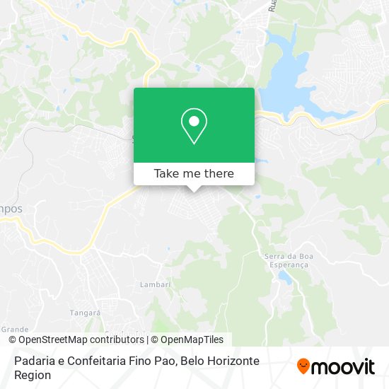 Padaria e Confeitaria Fino Pao map