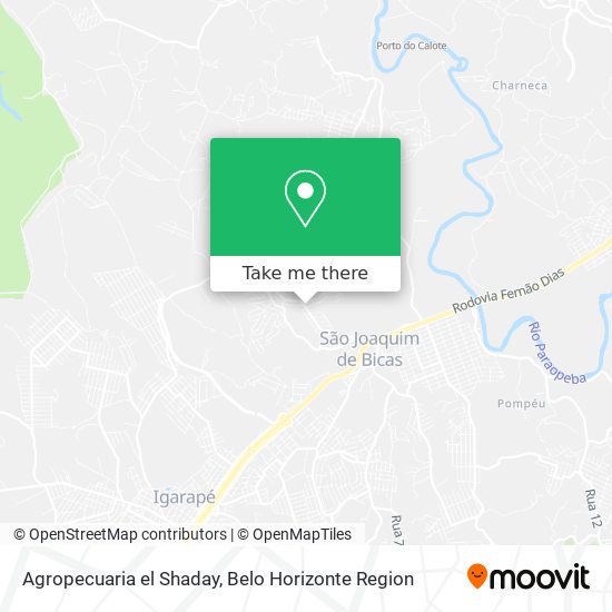 Agropecuaria el Shaday map