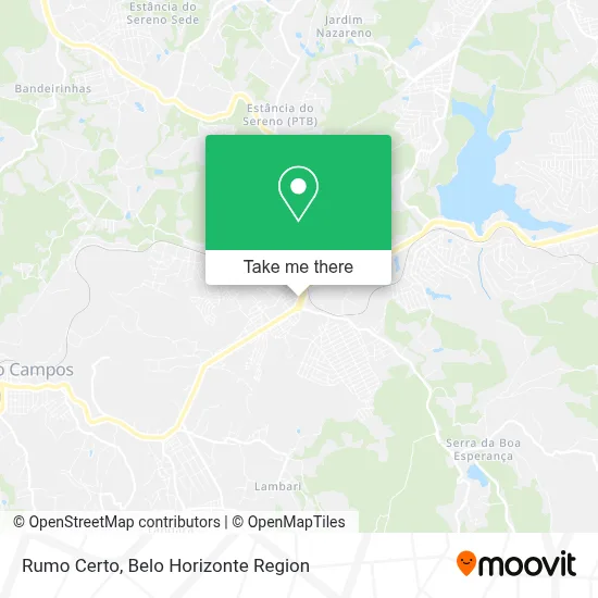 Rumo Certo map