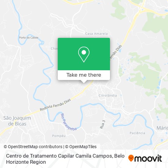 Centro de Tratamento Capilar Camila Campos map