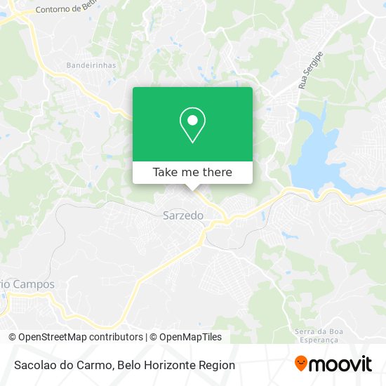Sacolao do Carmo map