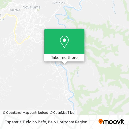 Espeteria Tudo no Bafo map