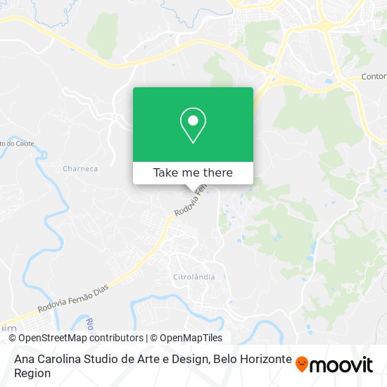 Ana Carolina Studio de Arte e Design map